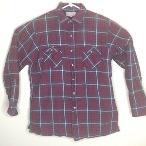 Arrow Long Sleeve Shirt Insulated Lined Plaid Warm